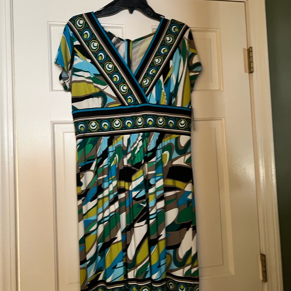 New XL Vibrant  Multicolor Dress